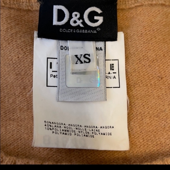 🥳3xHP🥳Dolce&Gabbana Embroidered Vintage Sweater XS - Picture 4 of 4
